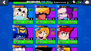 Conta Brawl Stars com 14.000 troféus 242 gemas