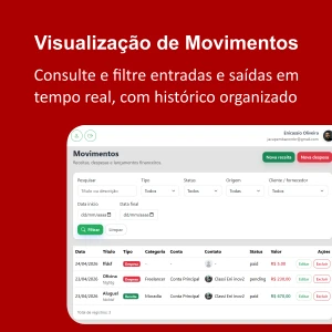 Sistema Financeiro Completo (livro Caixa Sgf) + Instalador - Sites, Lojas e Sistemas Prontos Sites e Scripts