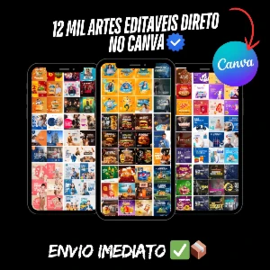 Canva - 12 mil artes editáveis