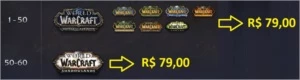 World of warcraft Retail Rush 1-60 - Shadowlands - Blizzard