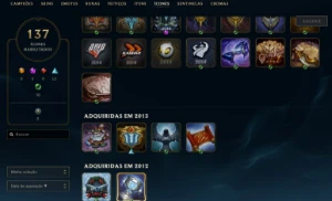 Conta League of Legends Full Acesso - 99 Champs e 106 Skins LOL