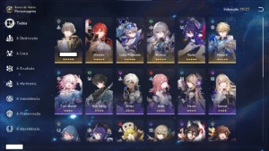 Star Rail - Seele, Silver Wolf, Bronya C1, Himeko e Gepard - Outros