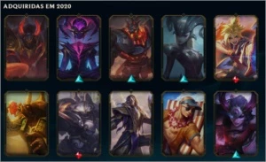 Diamante 4 - lvl 382 - 123 skins - League of Legends LOL