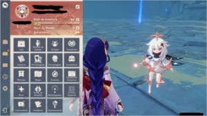 Genshin impact AR 40 - Shogun + Luz do Cortador de Grama
