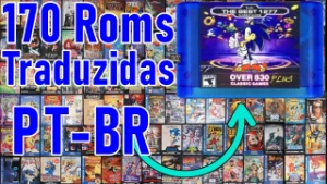 Pack Com 938 Jogos/ Roms Para Mega Drive 170 Roms Pt-Br - Outros