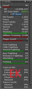 ED 124 + EK 96 [PREMMY ATIVA) + ADDONS FULL + CASA EM EDRON - Tibia