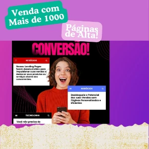 Vendas com Mais de + 1000 Páginas de Alta Conversão!