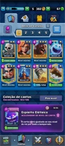CLASH ROYALE QUASE LVL 14