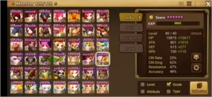 #304 Craka Seara Verad Zaiross Hathor Gany - Summoners War
