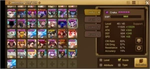 #304 Craka Seara Verad Zaiross Hathor Gany - Summoners War