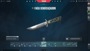 Conta Com Faca Xenohunter, Faca Jett E Faca Butterfly Champi - Valorant