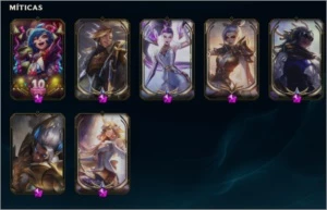 Conta Unranked com 277 skins, tds as ultimates, 6 prestígios - League of Legends LOL