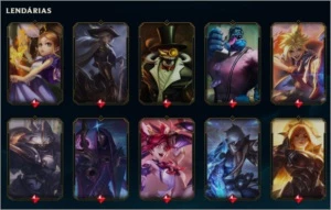 Conta Unranked com 277 skins, tds as ultimates, 6 prestígios - League of Legends LOL
