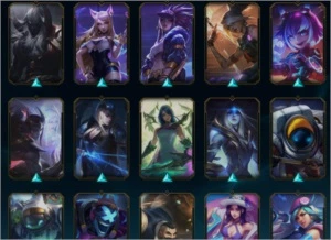Conta Unranked com 277 skins, tds as ultimates, 6 prestígios - League of Legends LOL