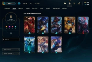 CONTA BARATINHA TODOS OS DADOS - League of Legends LOL