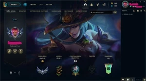 CONTA BARATINHA TODOS OS DADOS - League of Legends LOL