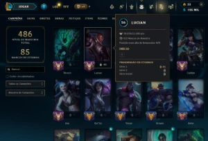 Conta Lol 100% Segura Full Acesso| Skins 182 | Nvl 309 | VIP - League of Legends