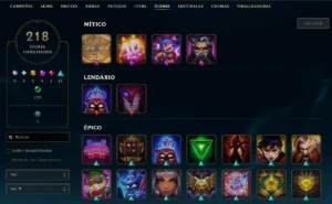Conta Lol 100% Segura Full Acesso| Skins 182 | Nvl 309 | VIP - League of Legends