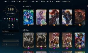 Conta LoL todos os campeões + 600 skins - League of Legends