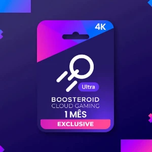 Boosteroid 1 Mês + 2 Jogos de Brinde