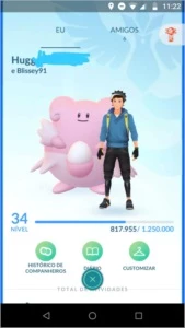 Conta Pokemon go lvl 34 +140 Shiny