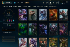 Unranked com 135 Champs e 79 Skins ( ADC / MID ) - League of Legends LOL