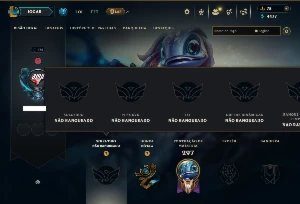 Unranked com 135 Champs e 79 Skins ( ADC / MID ) - League of Legends LOL