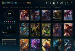 Unranked com 135 Champs e 79 Skins ( ADC / MID ) - League of Legends LOL