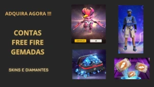Contas de Free Fire Gemadas 🔥✅