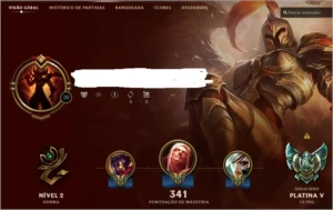 Vender Conta Platina 5 - League of Legends LOL