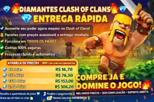 Clash Of Clans —Diamantes Entrega Rápida