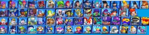 38k troféus conta full brawlers + 58 brawlers nível máximo - Brawl Stars