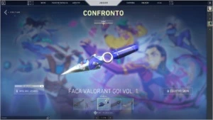 Conta VALORANT, 4 Facas. Gasto de R$570