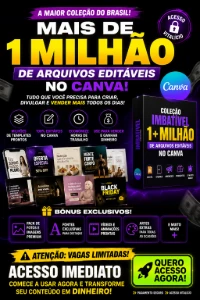 1 MILHÃO DE ARQUIVOS CANVA — O KIT DEFINITIVO - Arte Digital Artes Canva