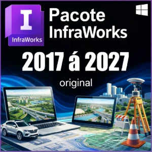 Autodesk InfraWorks - Original 3 Anos - Softwares e Licenças