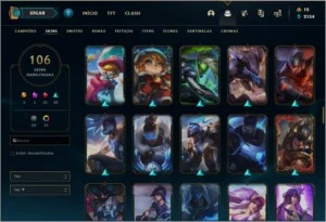 Conta LoL (Gold IV - Lv. 154) - League of Legends