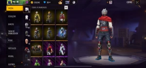 Conta Free Fire gemada todos os passes