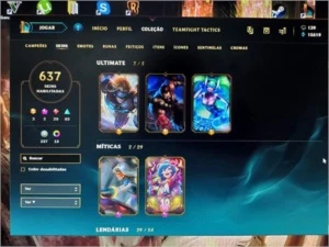 Conta LOL - 637 skins - League of Legends