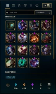 Conta do League of Legends LOL