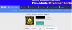 Conta League Of Legends 170skins LOL