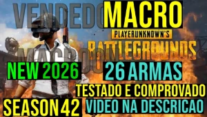 MACRO - PUBG STEAM E PUBG LITE - (VITALICIO) MOUSES LOGITECH