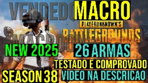 MACRO - PUBG STEAM E PUBG LITE - (VITALICIO) MOUSES LOGITECH