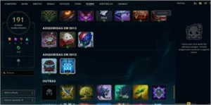 Conta Legue of Legends (lol) antiga (season 2) skins RARAS - League of Legends