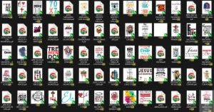 150 Evangélicas  - Artes Corel e PNG + Bonus - Digital Services