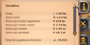 Conta Albion 4.7Bn Full Spec em Tudo + Email [2.1Bn Silver] - Albion Online