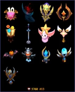 Conta Criada em 2012 LoL Full Champs, 197Skins, 212 Icones. - League of Legends