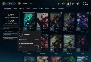 Ouro 4 com TODOS os champs e 402 Skins (Nivel 600) - League of Legends LOL