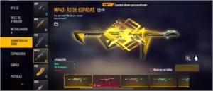 Conta Free Fire  Armas Tributadas (MP40 /SCAR ) Angelical.