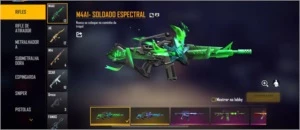 Conta Free Fire  Armas Tributadas (MP40 /SCAR ) Angelical.