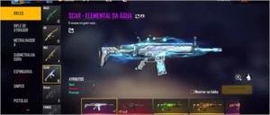 Conta Free Fire  Armas Tributadas (MP40 /SCAR ) Angelical.